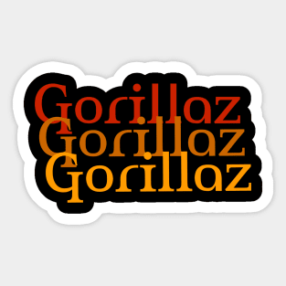 Gorillaz Sticker